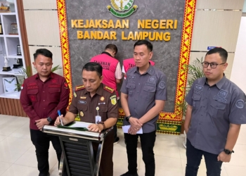 Kejaksaan Negeri Bandar Lampung menetapkan dua orang tersangka korupsi retribusi Pasar Gudang Lelang tahun 2011-2021. Dok Istimewa