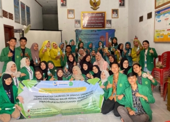 KKL-PPM Universitas Malahayati Kelompok 49 di Pekon Sinar Saudara, Wonosobo, Tanggamus. Dok Pekon