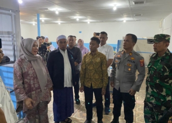 Peresmian Dapur umum Pondok Salero milik Yayasan Darus Said Sukarame 2 di Kota Metro. (Foto: Lampost.co/Bambang Pamungkas)