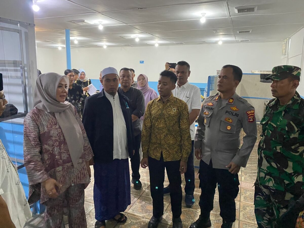 Peresmian Dapur umum Pondok Salero milik Yayasan Darus Said Sukarame 2 di Kota Metro. (Foto: Lampost.co/Bambang Pamungkas)