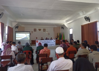 Antisipasi bencana alam, BPBD Lampung Barat susun program rencana penanggulangan bencana, Rabu 27 Agustus 2025. Dok