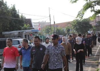 Imigrasi Lampung Meriahkan HUT ke-80 RI dengan Senam dan Jalan Sehat