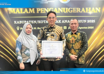 Lampung Selatan Pertahankan Predikat KLA Nindya 2025