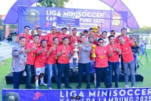 Pelindo Panjang Back-to-Back Juara Liga Minisoccer Kapolda Lampung