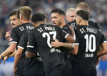 Sejumlah pemain FC St. Pauli
