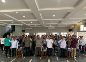 Para peserta bimtek pemanfaatan media sosial bagi pariwisata di Bandarlampung, beberapa waktu lalu. (ANTARA/Emir F. Saputra)