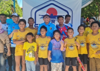 Kegiatan Kejuaraan Piala Gubernur Invitasi Renang Lampung 2025. // Atika