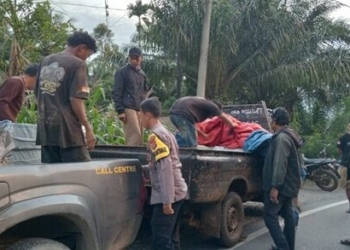 Polsek Semaka Polres Tanggamus tangkap lima pria kasus pencurian puluhan baterai PLTS di Pekon Margomulyo, Kecamatan Semaka, Tanggamus, Minggu, 10 Agustus 2025. (dok polres)