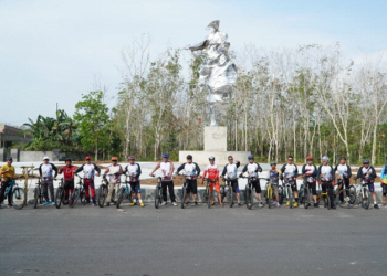 Wabup Tubaba Nadirsyah Semarakkan Merdeka Bersepeda Peringati HUT ke-80 RI