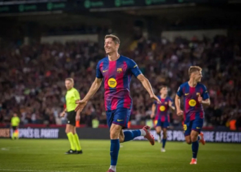 Barcelona Kalahkan Celta Vigo 4-2, Robert Lewandowski Hattrick
