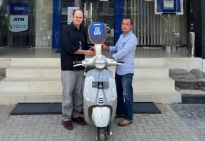 Nasabah BRImo Asal Mesuji Raih Hadiah Vespa Primavera