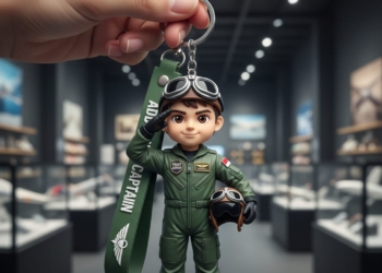 Gantungan Kunci Miniatur AI