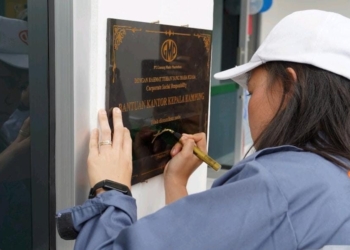 Gunung Madu Plantations Resmikan Renovasi Kantor Kampung Lempuyang Bandar