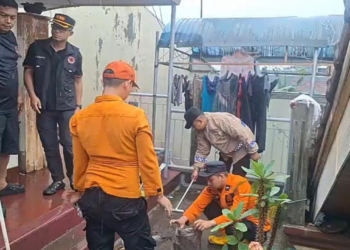 Rumah disambar petir Sukarame