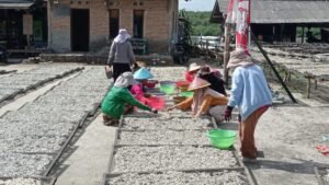 Konsumen Keluhkan Ikan Asin Pulau Pasaran Turun Kualitas Saat Musim Hujan
