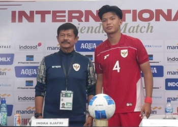 Indra Sjafri berbicara seusai pertandingan