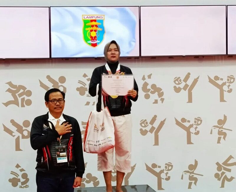 Kempo Sabet Emas PON Bela Diri 2025, Lampung Naik ke Peringkat 12