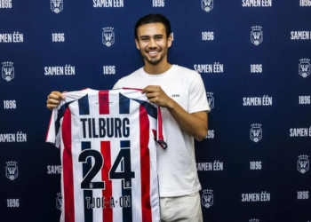 Pemain Tim Nasional Indonesia yang bermain untuk klub Willem II, Nathan Tjoe-A-On