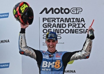 Pembalap Fermin Aldeguer Jadi Juara di MotoGP Mandalika