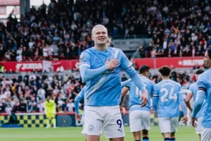 Gol Tunggal Erling Haaland Menangkan City atas Brentford