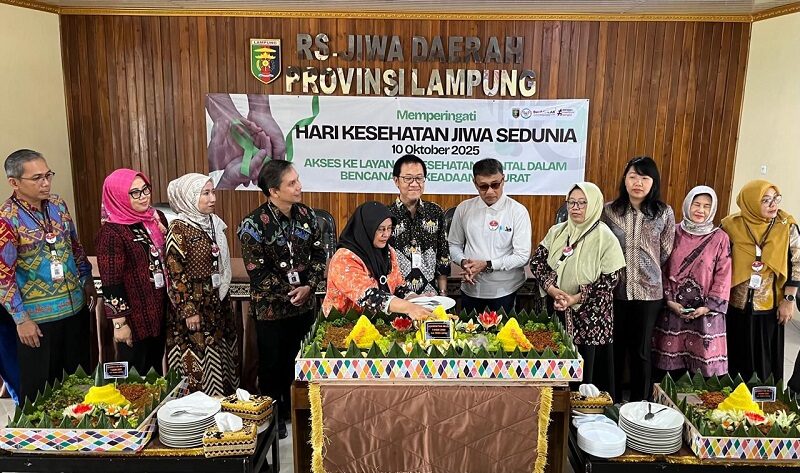 RSJD Provinsi Lampung Komitmen Pemulihan Mental Pascabencana