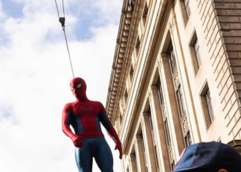 Spider man as Tom holland