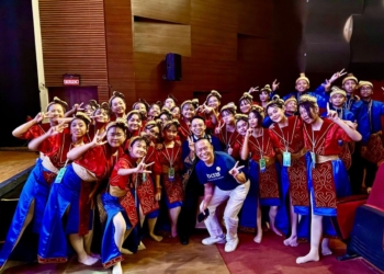 Gita Assisi Choir Junior (GACJ) dari SMP Fransiskus Tanjungkarang