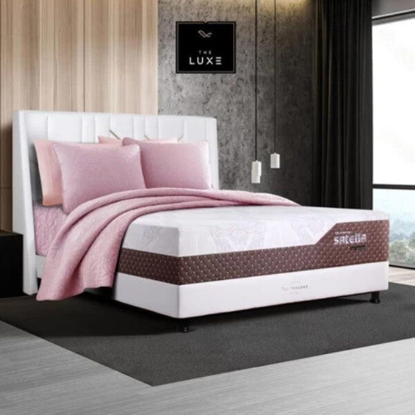 Kasur Lateks Rebonded Orthopedic Satella 160 Queen Ranjang Luxe