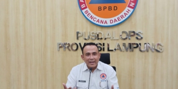 BPBD Lampung Siaga 24 Jam Hadapi Ancaman Bencana