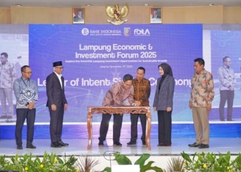 Tanda Tangani 15 LoI di LEIF 2025, Lampung Jadi Magnet Baru Investasi Nasional