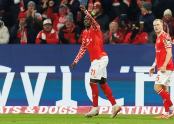 Penyerang Mainz Danny da Costa