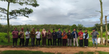 Survei lahan di Lampung Selatan