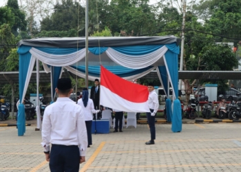 PLN UID Lampung menggelar upacara Hari Pahlawan, 10 November 2025.