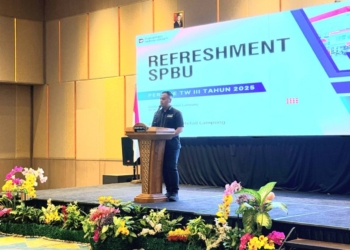 Pelatihan komprehensif bagi seluruh SPBU di Provinsi Lampung, Selasa (18/11/2025).
