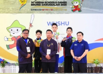 Gavriel Bryan Wijaya, atlet wushu junior kebanggaan Lampung, sukses mempersembahkan medali emas untuk Merah Putih pada ajang ASEAN School Games 2025 yang digelar di Brunei Darussalam.