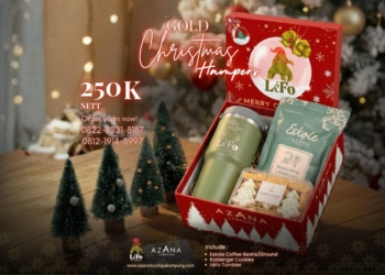 Azana Boutique Hotel Bandar Lampung Mempersembahkan Gold Christmas Hampers 2025, Bingkisan Elegan Penuh Makna