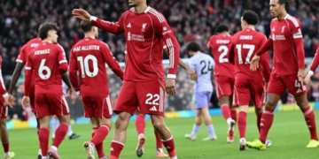 Hugo Ekitike mencetak dua gol