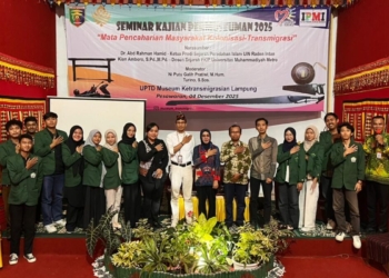 Seminar “Kajian Mata Pencaharian Masyarakat Transmigrasi” di Museum Ketransmigrasian Lampung, Kamis, 4 Desember 2025. Dok. Istimewa