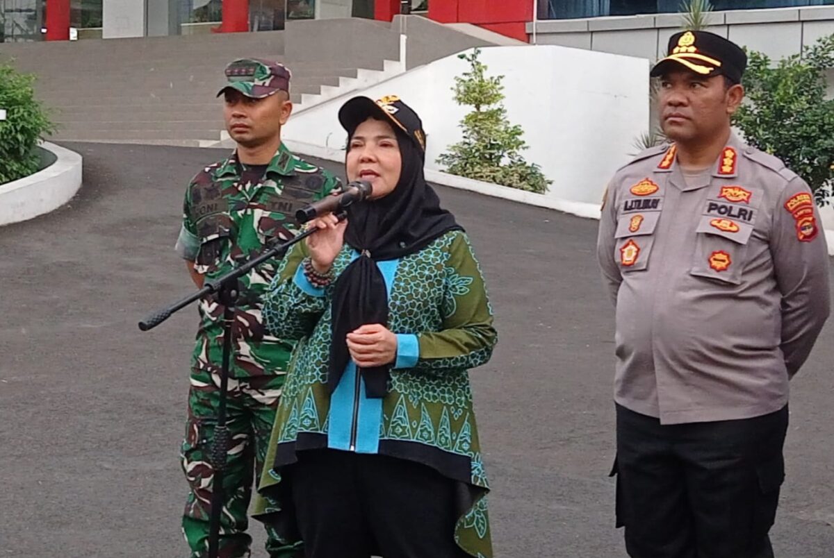 Walikota Bandar Lampung, Eva Dwiana, Senin 8 Desember 2025.