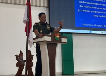 Pangdam XXI/Raden Intan, Mayjen TNI Kristomei Sianturi. Foto: Lampost.co / Asrul Septian Malik