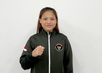 Petinju putri asal Lampung, Nabila Maharani kelas 54 kilogram putri. Dok KONI Lampung