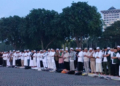 Reuni Akbar 212 Diawali Salat Magrib Berjemaah