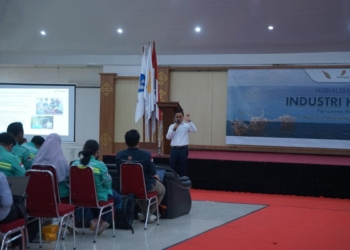 Kegiatan Sosialisasi dan Edukasi Industri Hulu Minyak dan Gas Bumi, yang diinisiasi PHE OSES di Kampus Institut Teknologi Sumatera (ITERA), Lampung.