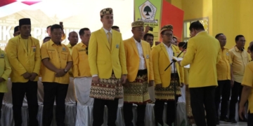 Pelantikan pengurus DPD Golkar Lamtim
