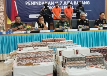 Bea Cukai Lampung Bongkar 11,7 Juta Batang Rokok Ilegal