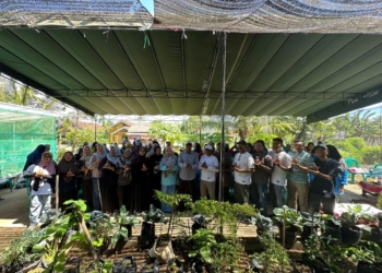 Pameran Hasil Pertanian Generatif dalam rangkaian Project Akhir Ganavira pada Minggu (30/11/25).