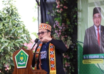 Kepala Kantor Wilayah Kementerian Agama Provinsi Lampung, Dr. H. Zulkarnain melakukan kunjungan kerjanya ke Kabupaten Lampung Barat, Jumat (5/12/2025),