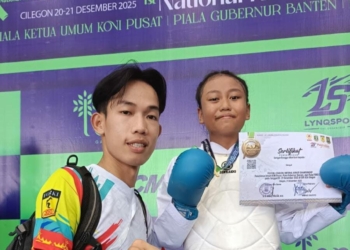 Berkat Dukungan Pelatih, Guru, dan Orangtua, Aurelia Clarissa Raih Mendali Emas Krakatau National Karate Championship 2025.Dok