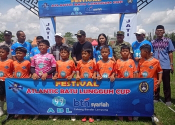 Lapangan Tunas Bangsa, Desa Margo Lestari, Kecamatan Jati Agung, Lampung Selatan, Sabtu (13/12/2025).