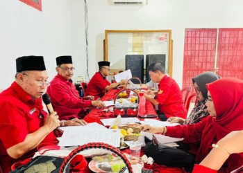 jajaran pengurus PDI Perjuangan Lamteng